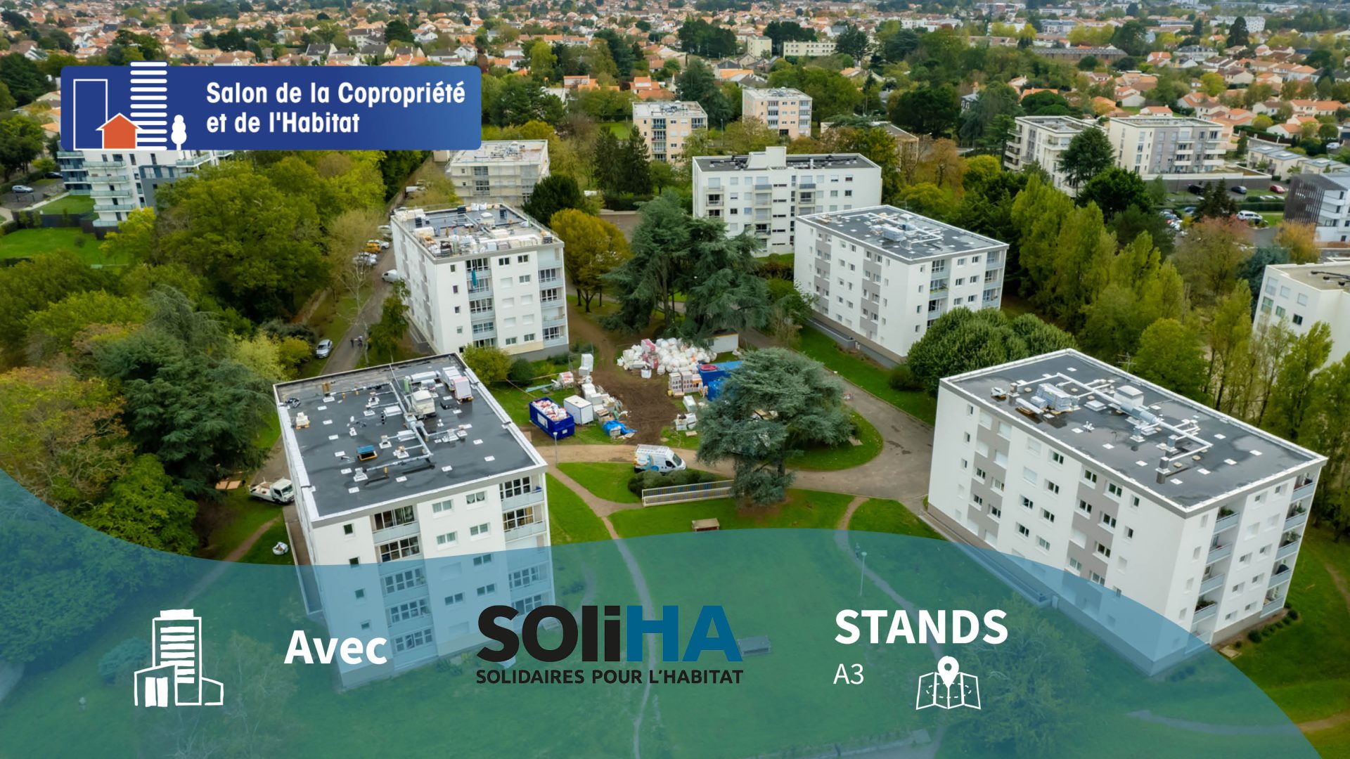 Visuel SOLIHA Salon de la copropriété et de la Habitat 2023