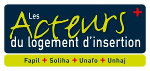 Logo Acteurs du logement d'insertion Fapil SOLIHA Unafo Unhaj